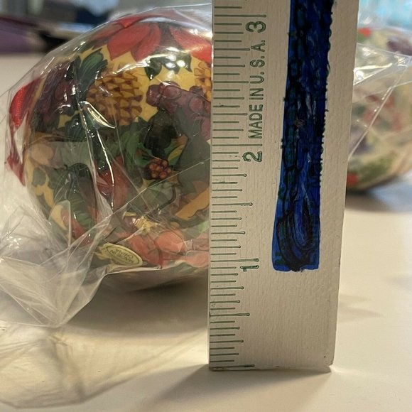 Vtg 90s NEW Shackman Lot Christmas Ball Ornaments - Picture 4 of 6